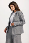 Sophia Tailored Check Blazer