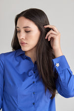 Theia Cotton Shirt with French Cuffs